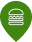 Location pin coloured in green